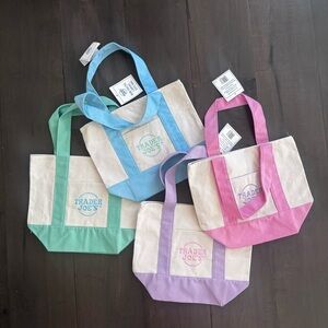 Trader Joe’s | Set of 4 mini pastel totes